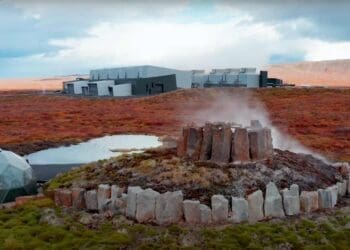 volcano drilling site