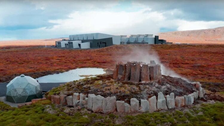 volcano drilling site