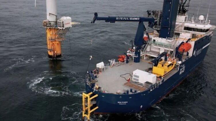 wind-powered plug-and-play charger for electric ships