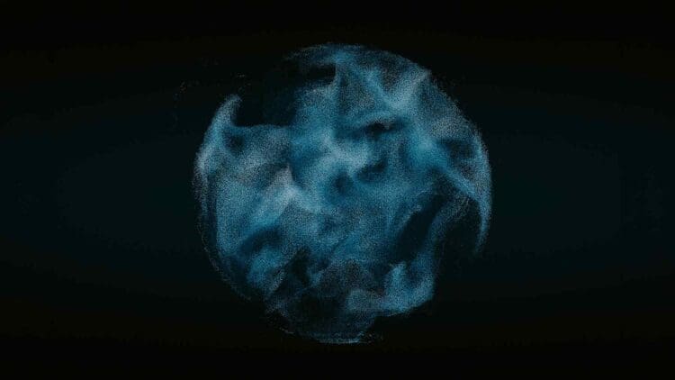 the shape of a pollution particle