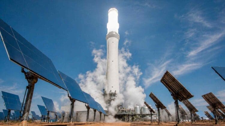 concentrated solar power facility