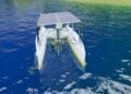 floating hybrid tidal-solar system