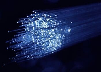 Fiber optics drilling well