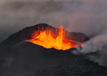 diamond drill, volcano