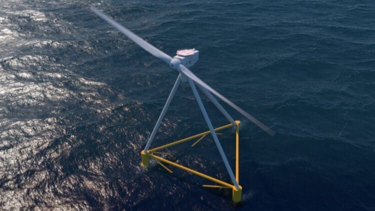 floating offshore wind turbine pyramid