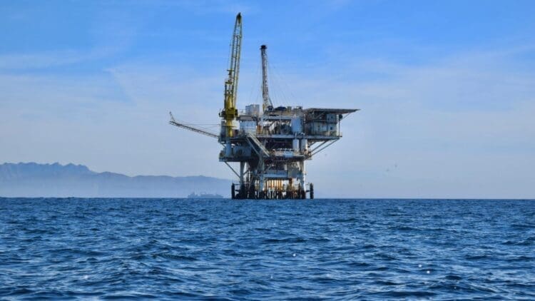 Permian offshore rig