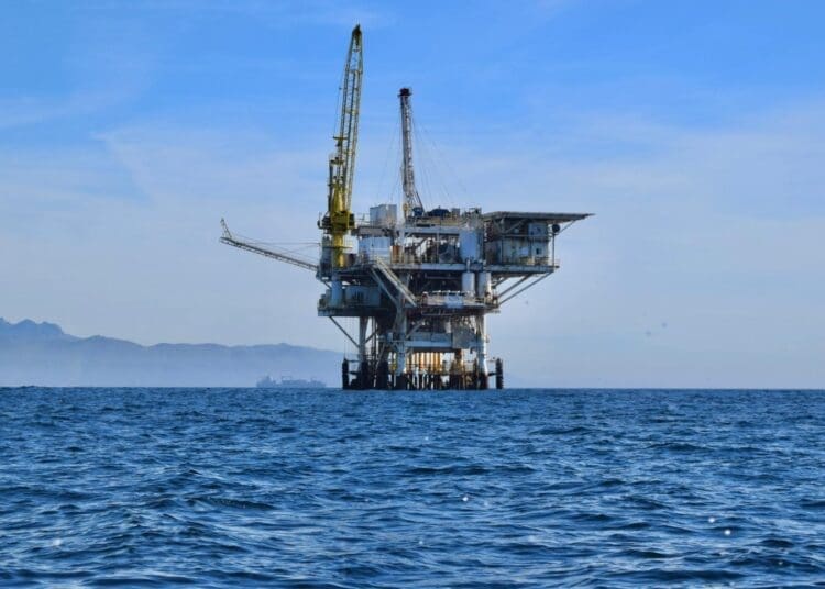 Permian offshore rig