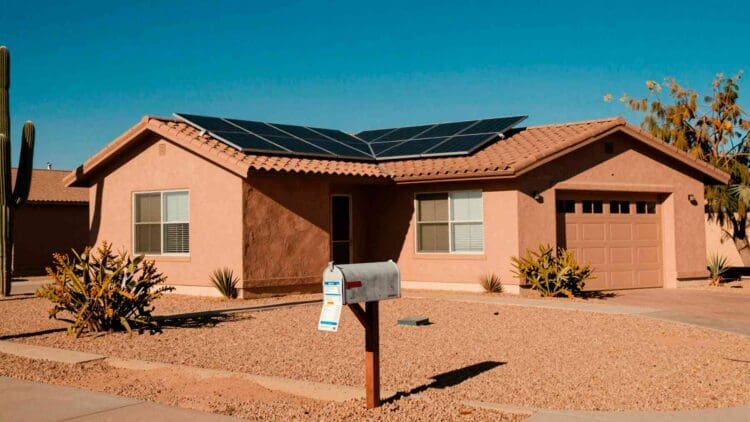 Arizona residental solar power installation