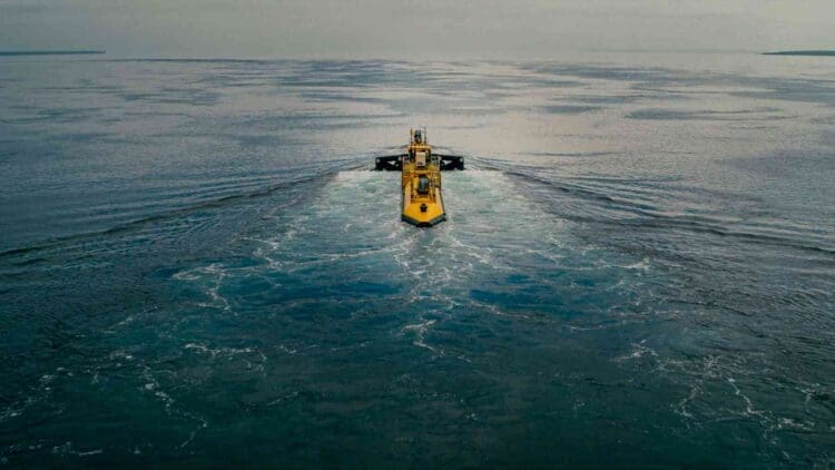 Scientists sent drones into the Earth's most powerful tidal turbine and found current flows never predicted before 1 tidal turbine powered by current flows