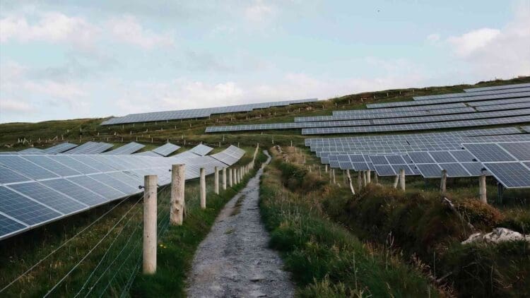 large solar farm in Ireland