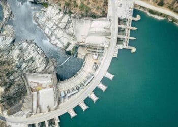 image of hydroelectric dam in China