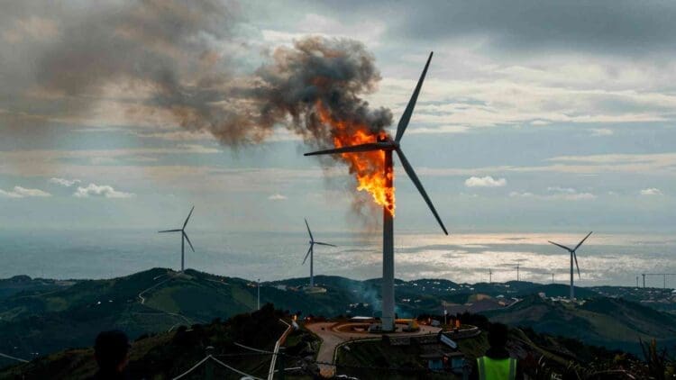 Taiwan's wind turbines powered a clean energy dream until one of them caught fire 1 Taiwan