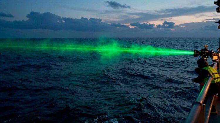 A laser beam drifting in the Pacific just captured something happening millimeters above ocean waves that scientists had never seen before 1 Laser