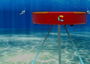 wave energy converting buoy