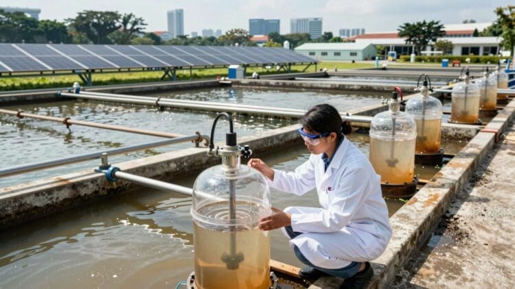 Singapore scientists found a way to turn raw sewage into clean fuel and food using nothing but sunlight 1 AI-made