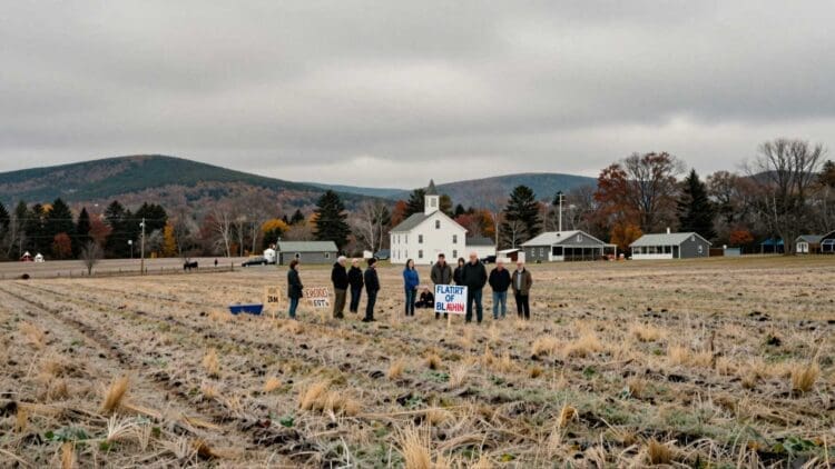 Vermont town of Lowell divided over proposed 5-MW solar farm on community hayfield, with formal opposition filed before state regulators 1 AI-made
