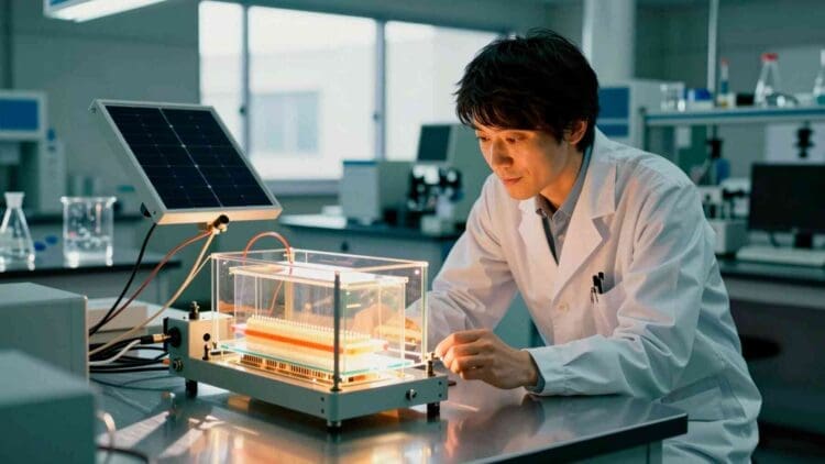 Osaka scientists taught a sun-powered reactor to manage its own electricity like a plant, and it works without a single battery 1 Sun, scientist