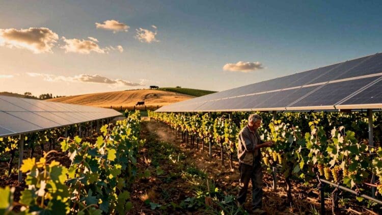 Grapevines, wheat fields, and grazing cows are quietly turning solar skeptics into solar supporters 1 Solar. grapevines