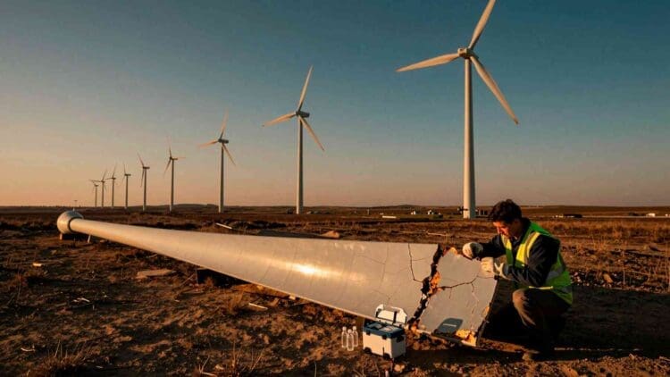 19. INTERNAL Washington researchers have found a surprisingly simple way to turn old wind turbine blades into even stronger plastics