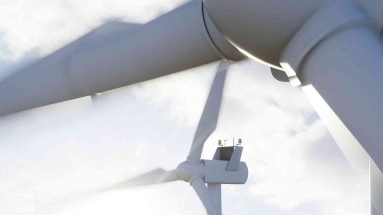 wind turbine blades and nacelle