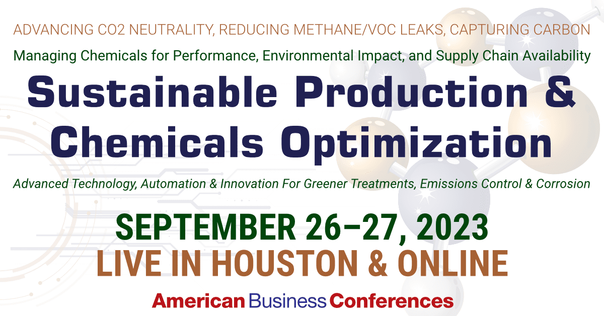 The Sustainable Production & Chemicals Optimization Congress