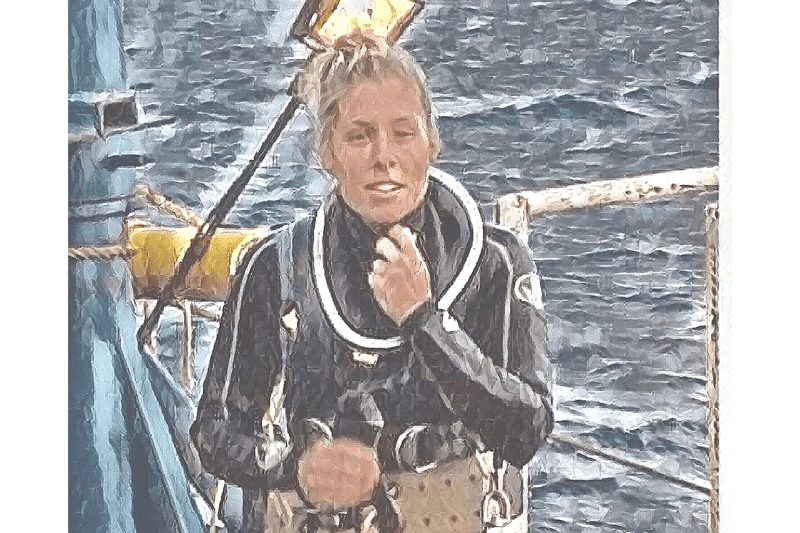 Marni Zabarsky, First Female Saturation Diver, Gulf of Mexico