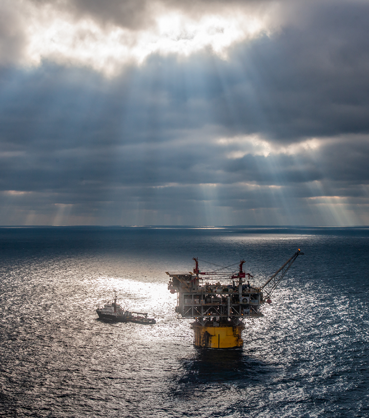 Horn Mountain production platform operated by Occidental Petroleum in the Gulf of Mexico.