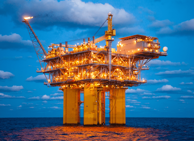 Shenzi platform operated by BHP in the Gulf of Mexico.