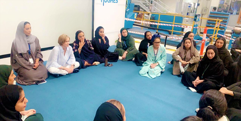 Borras shares her career journey and on-the-job experience with female Saudi engineers. The conversation centered around career development opportunities and challenges in the workplace. (2019)