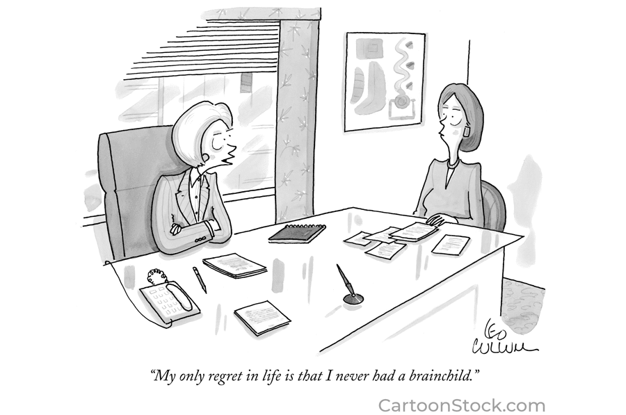 Oilwoman Cartoon