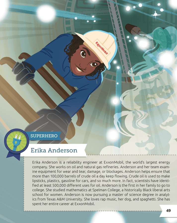 Excerpted with permission from the authors. Everyday Superheroes: Women in Energy Careers by Erin Twamley & Joshua Sneideman (July 25, 2022; WiseInk). Image credit: Everyday Superheroes: Women in Energy Careers.