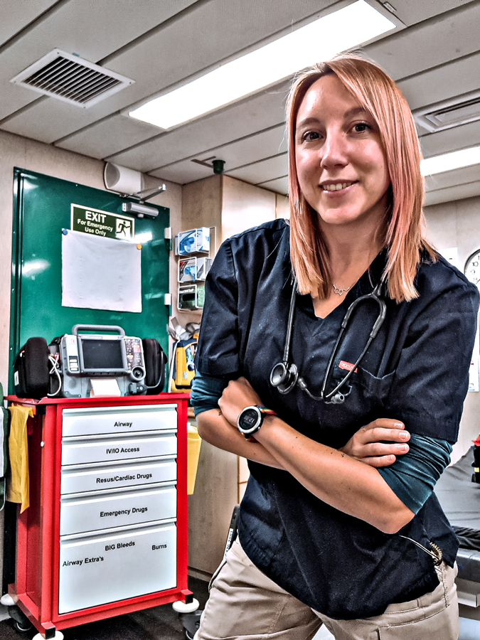 A Day in the Life of . . . an Offshore Medic