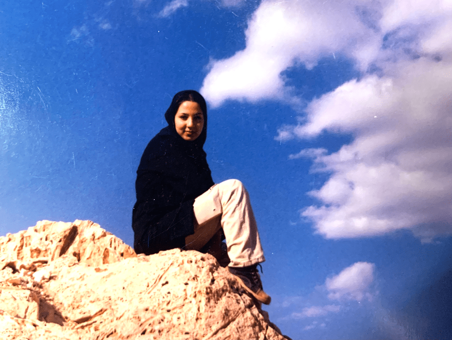First geology field trip in my undergrad at the Zagros Mountains (Iran). Such a humbling experience to sit at the peak of the mountain and think about the journey the rocks had to go through to make it to the top (2002)!