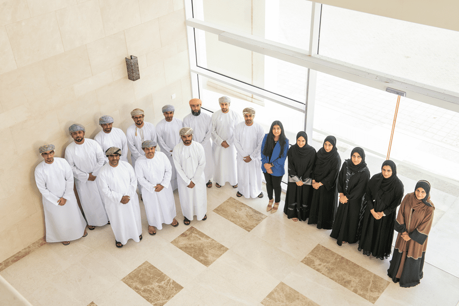 Some of bp Oman’s staff members who currently work in global roles.