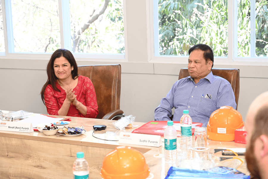 Rani Puranik with her father Sudhir Puranik.