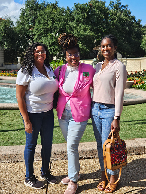 (L to R) Chronika Winn, Kara Branch and Dr. Adeola Moore.