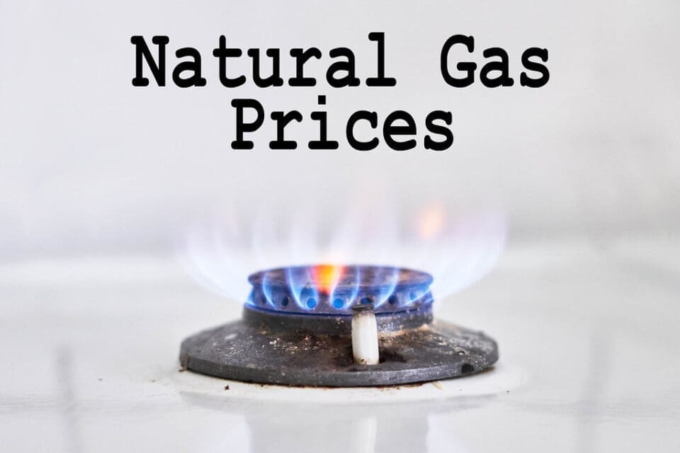 Natural gas prices