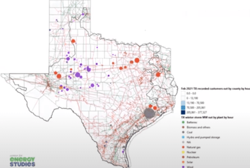 Rice News Release: Winter freeze power resources charted in time-lapse video