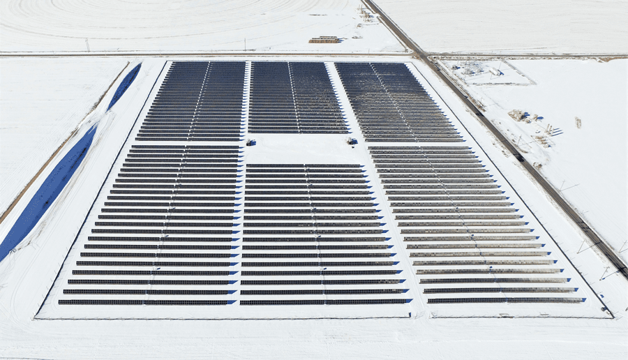 SunShare’s Uncompahgre Community Solar Garden in Weld County, Colorado, uses SolarSCADA/Radix IoT remote monitoring to manage the over 30-acre solar farm. Photo courtesy of SunShare’s Uncompahgre Community Solar Garden.